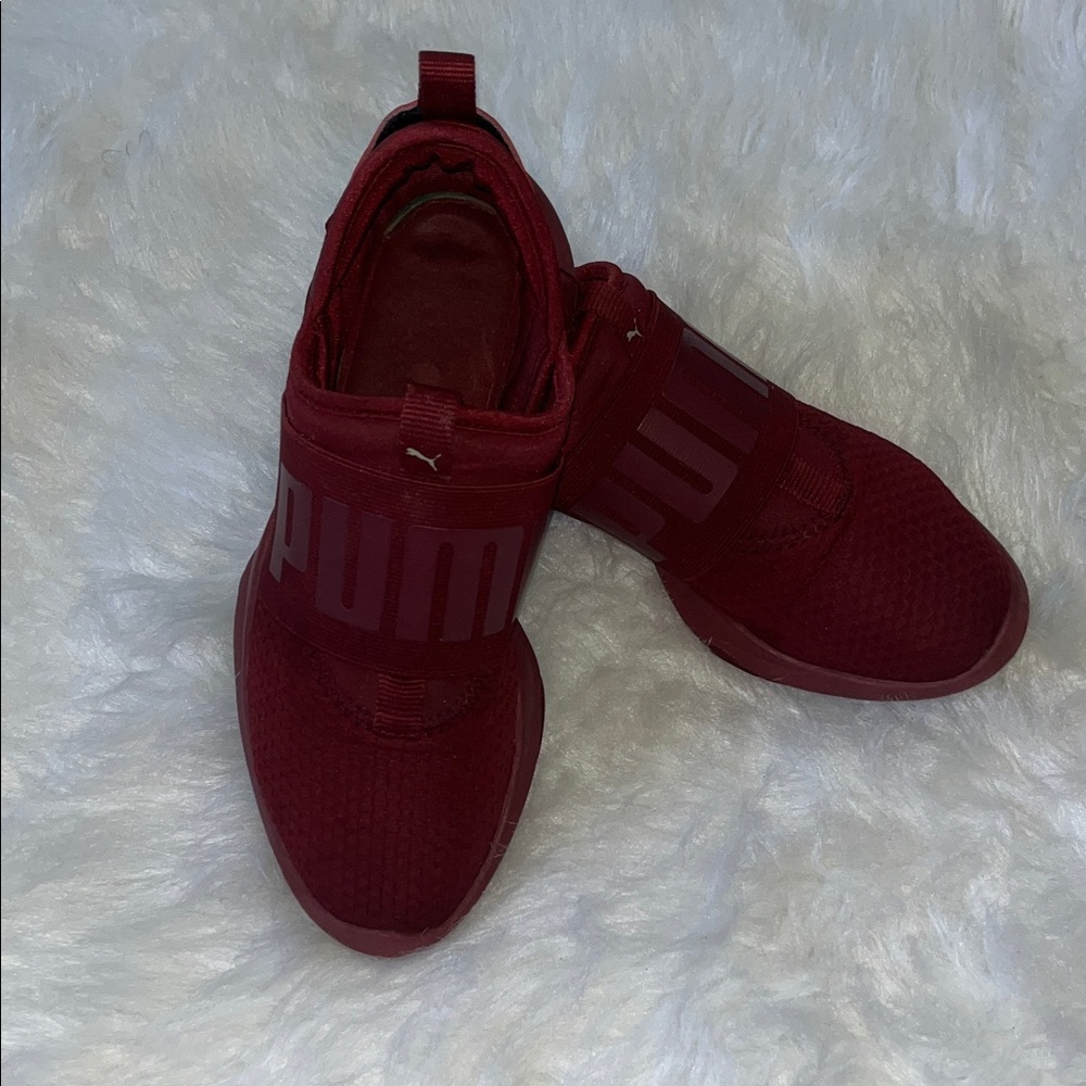 PUMA Woman’s Dare WNS EP Pomegranate - Metallic Gold SoftFoam Sneakers - Picture 6 of 7